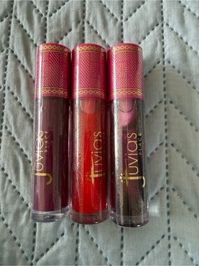 Juvia's Place Liquid Lipstick Set — Plum, Red, Berry